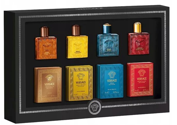 SET VERSACE Eros Najim Parfum 5ml + Energy EDP 5ml + Eros EDT 5ml + Flame EDP 5ml