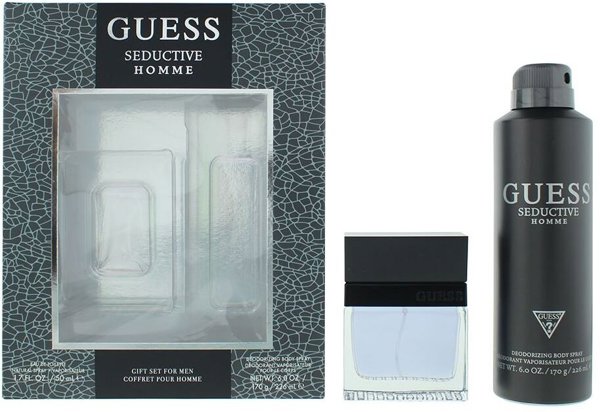 Set Guess: Seductive, Eau De Toilette, For Men, 50 ml + Seductive Homme, Deodorant Spray, For Men, 226 ml For Men