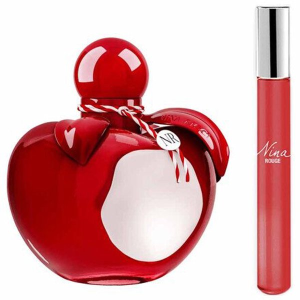 Set Nina Ricci: Nina Rouge, Eau De Toilette, For Women, 50 ml + Nina Rouge, Eau De Toilette, For Women, 10 ml For Women