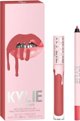 Set Kylie Cosmetics: By Kylie, Liquid Lipstick, 500, Kristen, 3 ml + By Kylie, Pencil, Lip Liner, Kristen, 1.1 g For Women