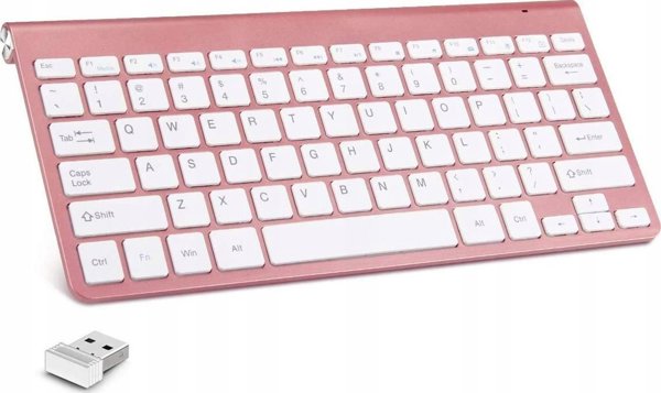Setty wireless keyboard rose gold