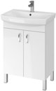 Σετ A22 Claso Carina 60 Λευκό DSM (Ντουλάπι FSC MIX70% SGSCH-COC-007574+Νιπτήρας)