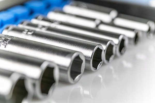 Högert Technik HT1A886 Σετ Μακριά Καρυδάκια 1/4", 8 Τεμάχια, Χάλυβας CrV