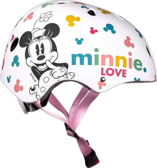 Seven Kask sportowy Minnie Mouse white 9080 SEVEN
