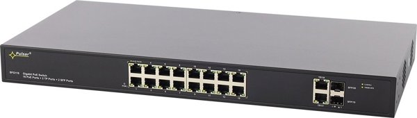 SFG108WP PULSAR Switch PoE 16-portowy Gigabit Ethernet 2x SFP 16x PoE+