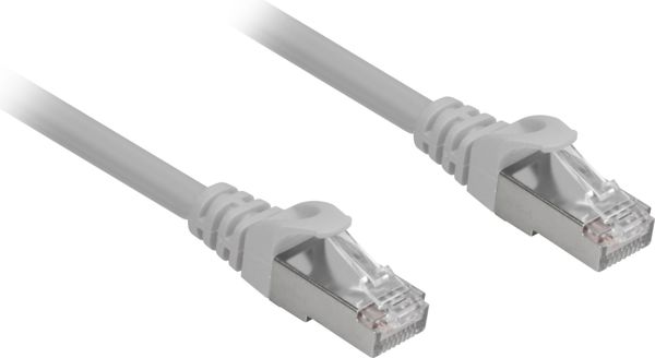 Sharkoon RJ-45/RJ-45 kat.6a S/FTP szary 3m