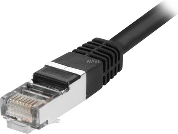 Sharkoon CAT 6 Patchcord SFTP Czarny 3M (4044951015009)