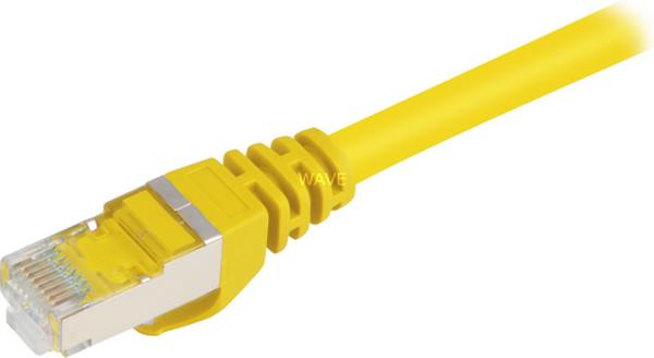 Sharkoon CAT 6 Patchcord SFTP Zolty 0.25M