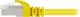 Sharkoon CAT 6 Patchcord SFTP Zolty 0.25M