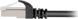 Sharkoon CAT 6 Patchcord SFTP Czarny 0.25M (4044951014965)