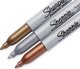 Sharpie Μεταλλικοί Μαρκαδόροι Fine Tip, 3 Τεμάχια, Χρώματα: Χρυσό, Ασημί, Καφέ