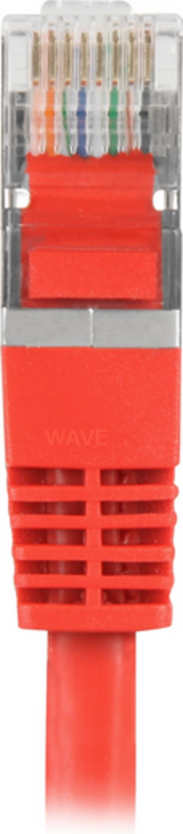 Sharkoon CAT 5e Patchcord SFTP Czerwony 10M (4044951014460)