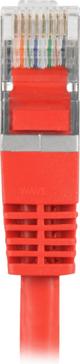 Sharkoon CAT 5e Patchcord SFTP Czerwony 10M (4044951014460)