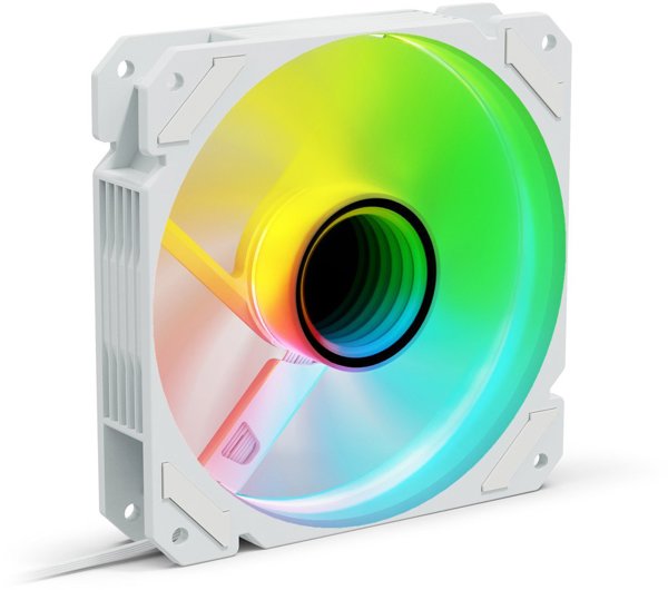 Sharkoon SHARK Mirror RGB PWM REVERSE Κουτί υπολογιστή με ανεμιστήρα 12 cm λευκό