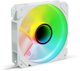 Sharkoon SHARK Mirror RGB PWM REVERSE Κουτί υπολογιστή με ανεμιστήρα 12 cm λευκό