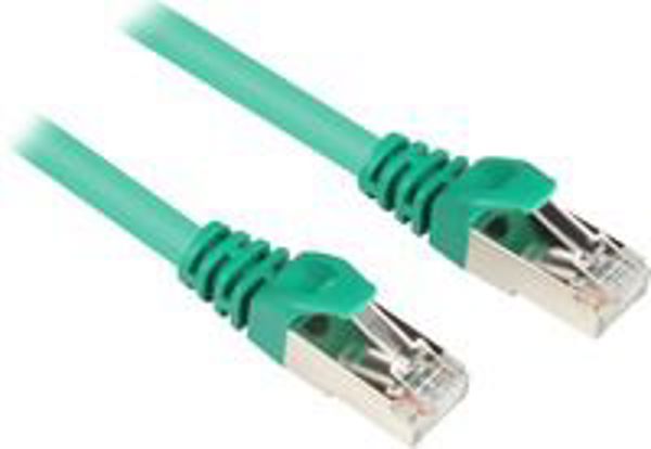Sharkoon Patchcord CAT.6, SFTP, 1.5m, zielony (4044951017836)