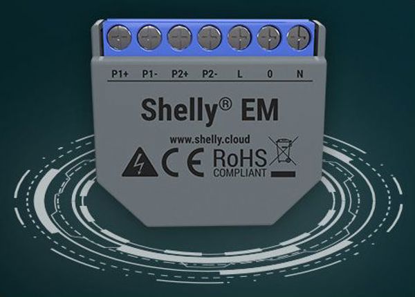 Shelly μέτρηση κατανάλωσης ηλεκτρικής ενέργειας Shelly EM