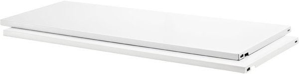 SHELF STEELBOARD 2PCS 800X300 MM WHITE