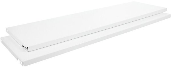 SHELF STEELBOARD 2PCS 800X300 MM WHITE