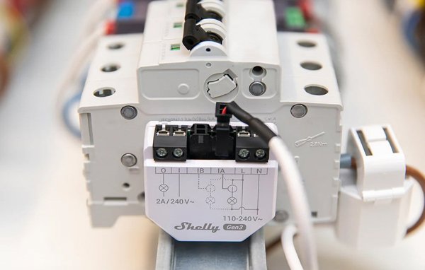 Shelly EM Gen3 Smart Wi-Fi Μετρητής Ρεύματος με Λειτουργία Μέτρησης & 1x 50A Κλέμμα