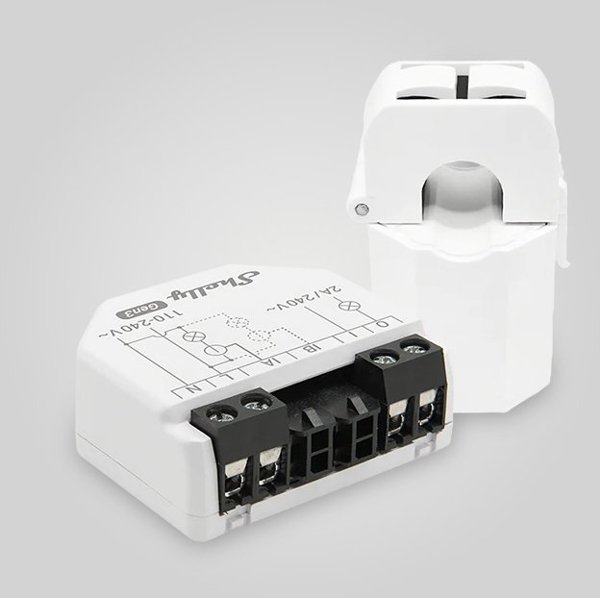 Shelly EM Gen3 Smart Wi-Fi Μετρητής Ρεύματος με Λειτουργία Μέτρησης & 1x 50A Κλέμμα