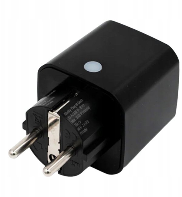Shelly Inteligentne gniazdko Shelly Plug M Gen3 (czarne)