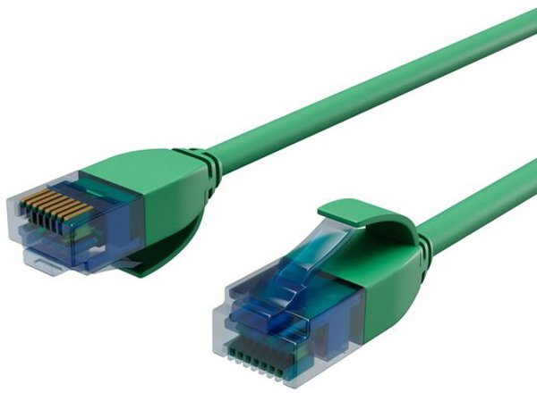 Shiverpeaks Shiverpeaks Netzwerkkab Patchkab cat.6 U/UTP slim grün 0,5m