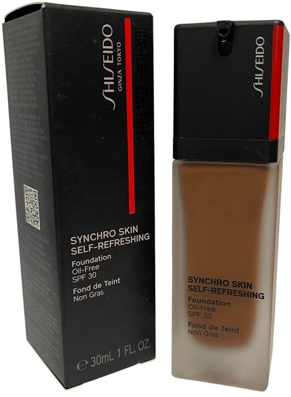 Shiseido, Synchro Skin Self-Refreshing, Liquid Foundation, 540, Mahogany, SPF 30, 30 ml For Women