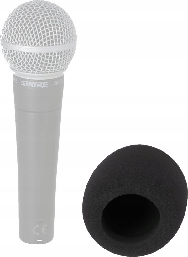 Shure Shure | Windscreen for All Shure Ball Type Microphones | SH A58WS-BLK
