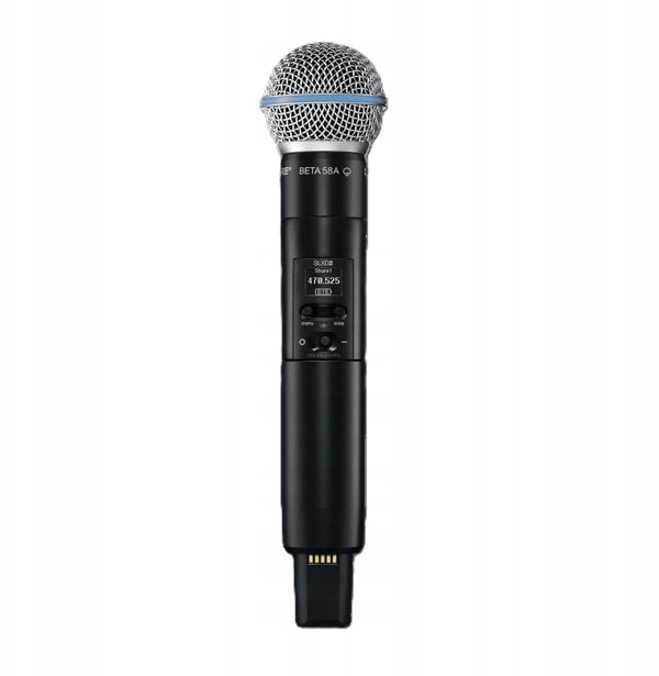 Shure SLXD24DE/B58-G59 - Διπλό Ψηφιακό Ασύρματο Σύστημα με Δύο Φορητούς Εκπομπούς/Μικρόφωνα