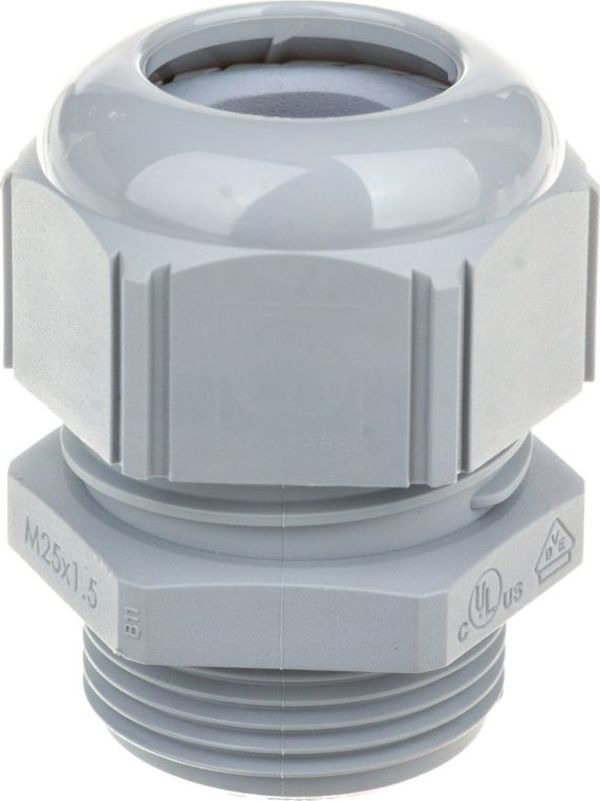 Shumee Dlawnica kablowa poliamidowa M25 IP68 SKINTOP STR-M 25x1,5 ciemnoszara 53111130