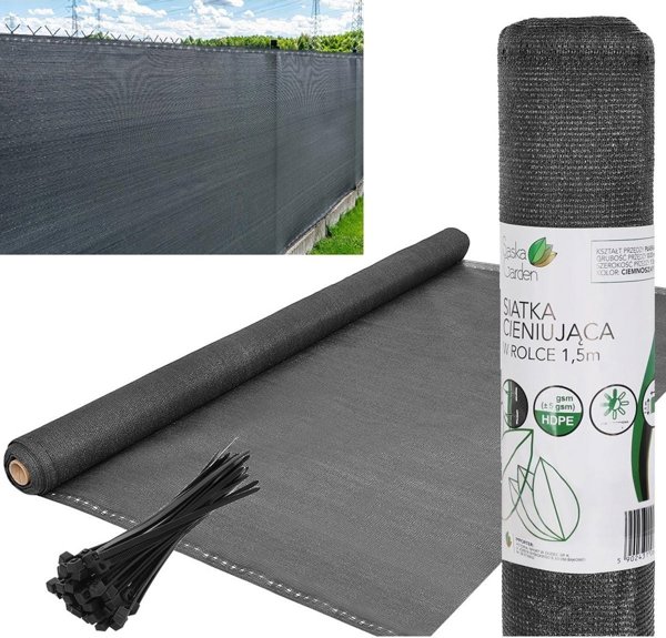 Σκίαστρο 140g/m2 1.5x25m σκούρο γκρι