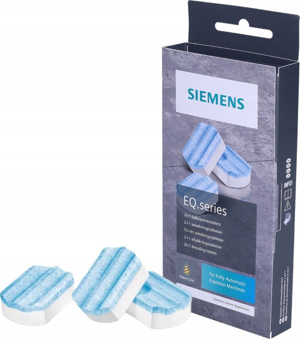 Siemens TZ80001A Ταμπλέτες Αφαλάτωσης για Μηχανές Καφέ - 3 Τεμάχια