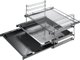 Siemens HZ438301, Oven rail, Siemens, Stainless steel, 1.74 kg, 290 mm, 400 mm