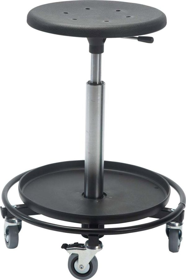 Sigma Krzeslo montazowe 480RS PU czarny z taca
