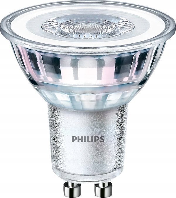 Signify Philips LED classic Lampe 50W GU10 Zimna biel 390 lm Srebrny 6erP