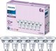Signify Philips LED classic Lampe 50W GU10 Zimna biel 390 lm Srebrny 6erP