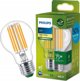 Philips LED Λάμπα Classic A-Label 75W E27 Διαφανής, Θερμό Λευκό, Μη Ρυθμιζόμενη