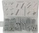 Silver Ελατήρια 200τμχ. MIX /SILVER