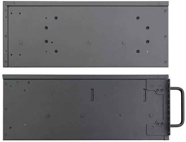 SilverStone SST-RM4A Rackmount Server, 4U, SSI-CEB - grau/schwarz