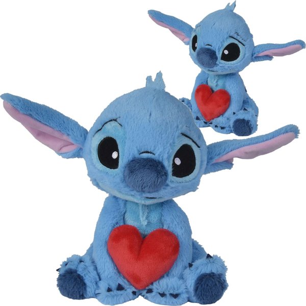 Simba Maskotka Stitch z sercem 25cm Disney