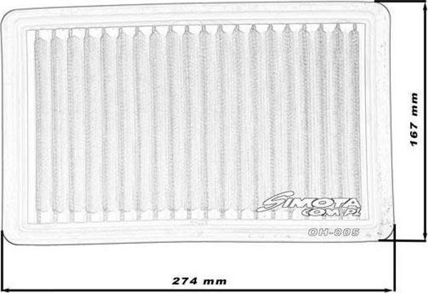 Simota ένθετο SIMOTA OH005 274x167mm
