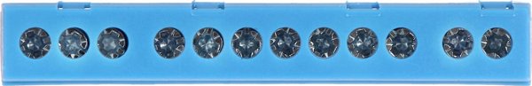 Simet Λίστα Σύνδεσης DIN TS35 LP-870N-12FS, Ράγα DIN 35mm, 12 Θέσεις