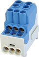Simet SDB 100 Blok rozdzielczy - dystrybucyjny Al/Cu 80010 SIMBLOCK niebieski