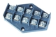 Simet Πλάκα Διακλάδωσης ZPT 2,5mm2, 5 Γραμμών, Μαύρη