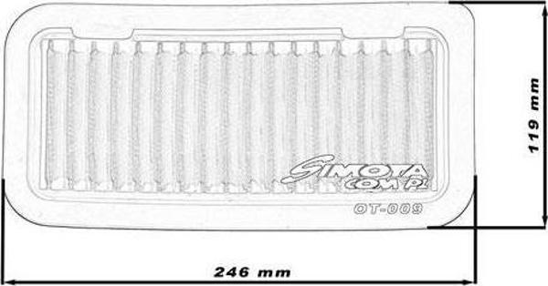 Simota Wkladka SIMOTA OT009 246X119mm