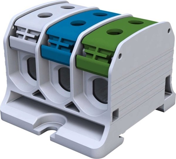 Simet Σφιγκτήρας Ράγας STB 50-3X Al/Cu 2x6-50mm² 1000V - 87330
