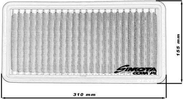 Simota Φίλτρο Αέρα SIMOTA OT002 310X155mm