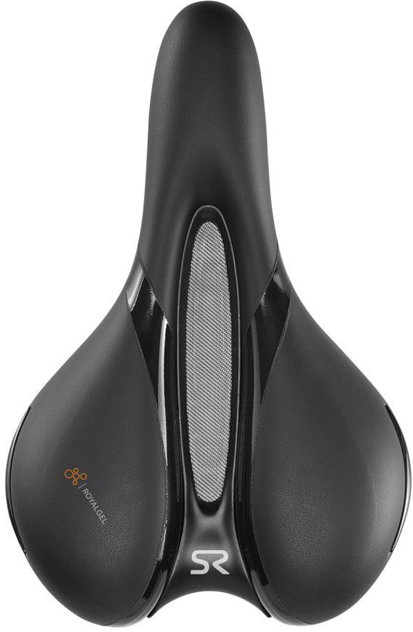 Selle Royal Σέλα Ποδηλάτου Respiro Soft Moderate, Unisex, με Gel, Ελαστομερή & Κανάλι Ψύξης, 496g