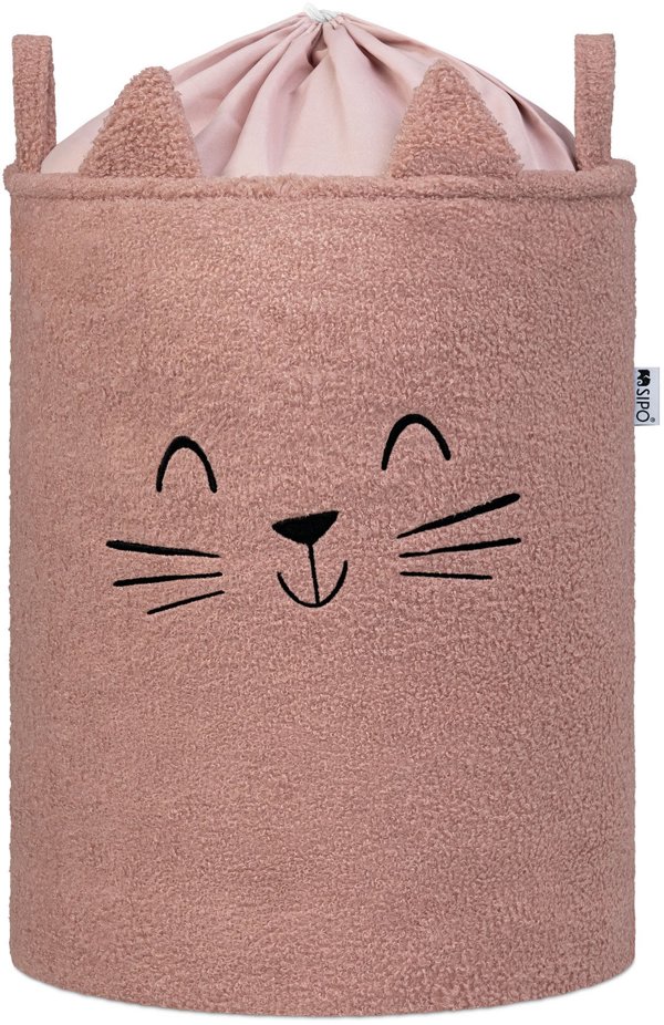 SIPO-BB03 Kosz Soft Kot Rozowy